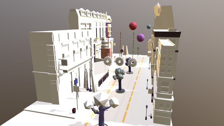 Town4 3D Model