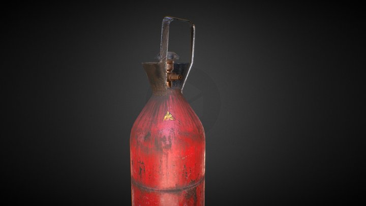 Gas cylinder 3D Model