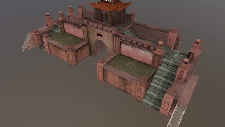 Dien Khanh Old Castle 3D Model