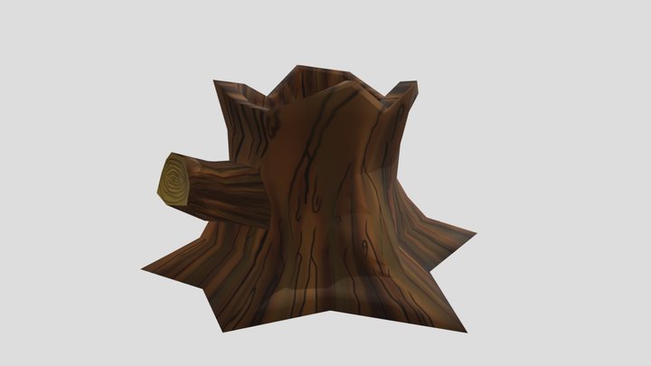 Tree stump 3D Model
