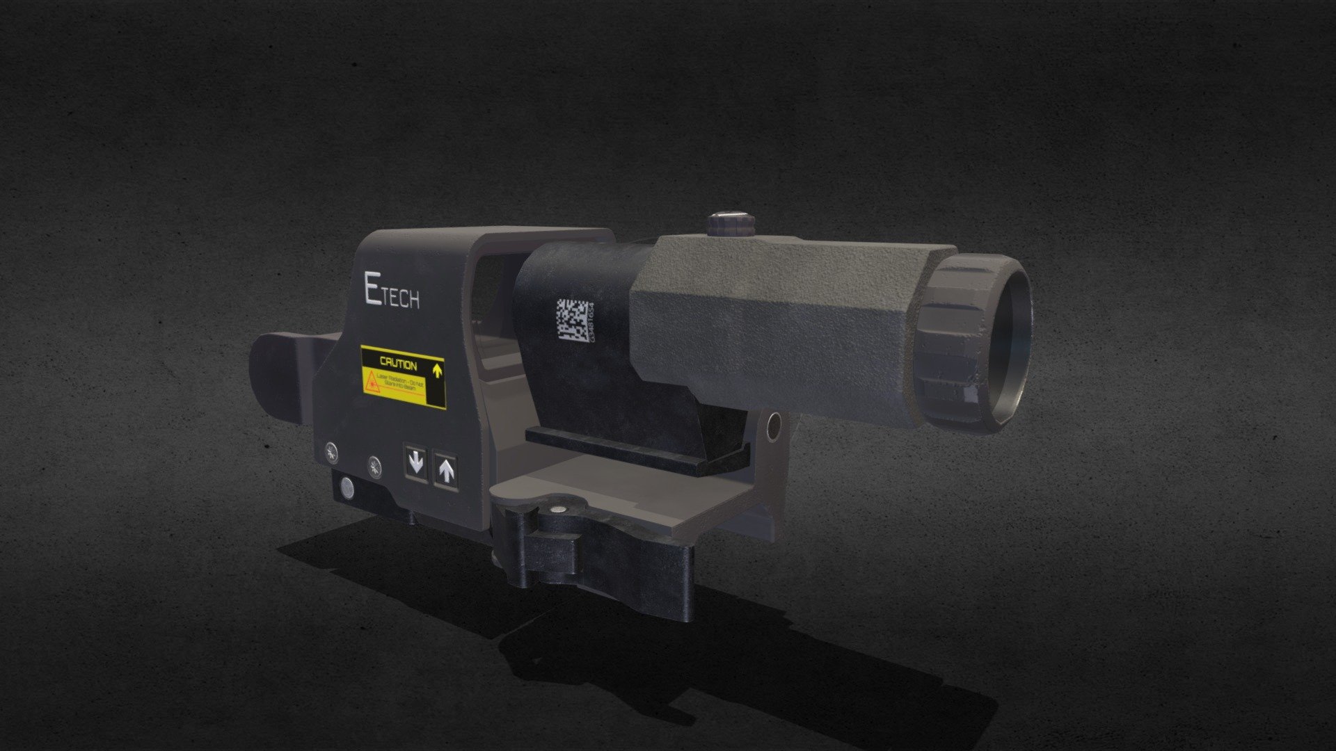 Hybrid Red Dot Sight and Scope
