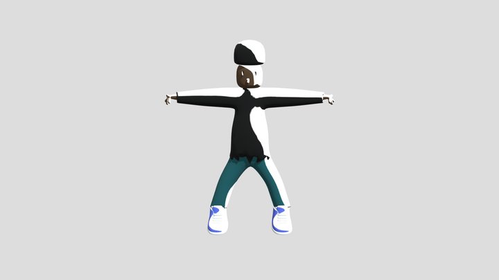 Ad Guy 3D Model