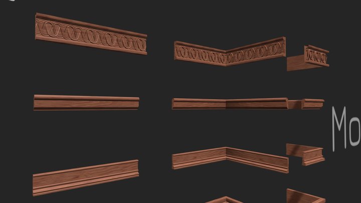 Ultimate Moulding and Skirtings 3D Model