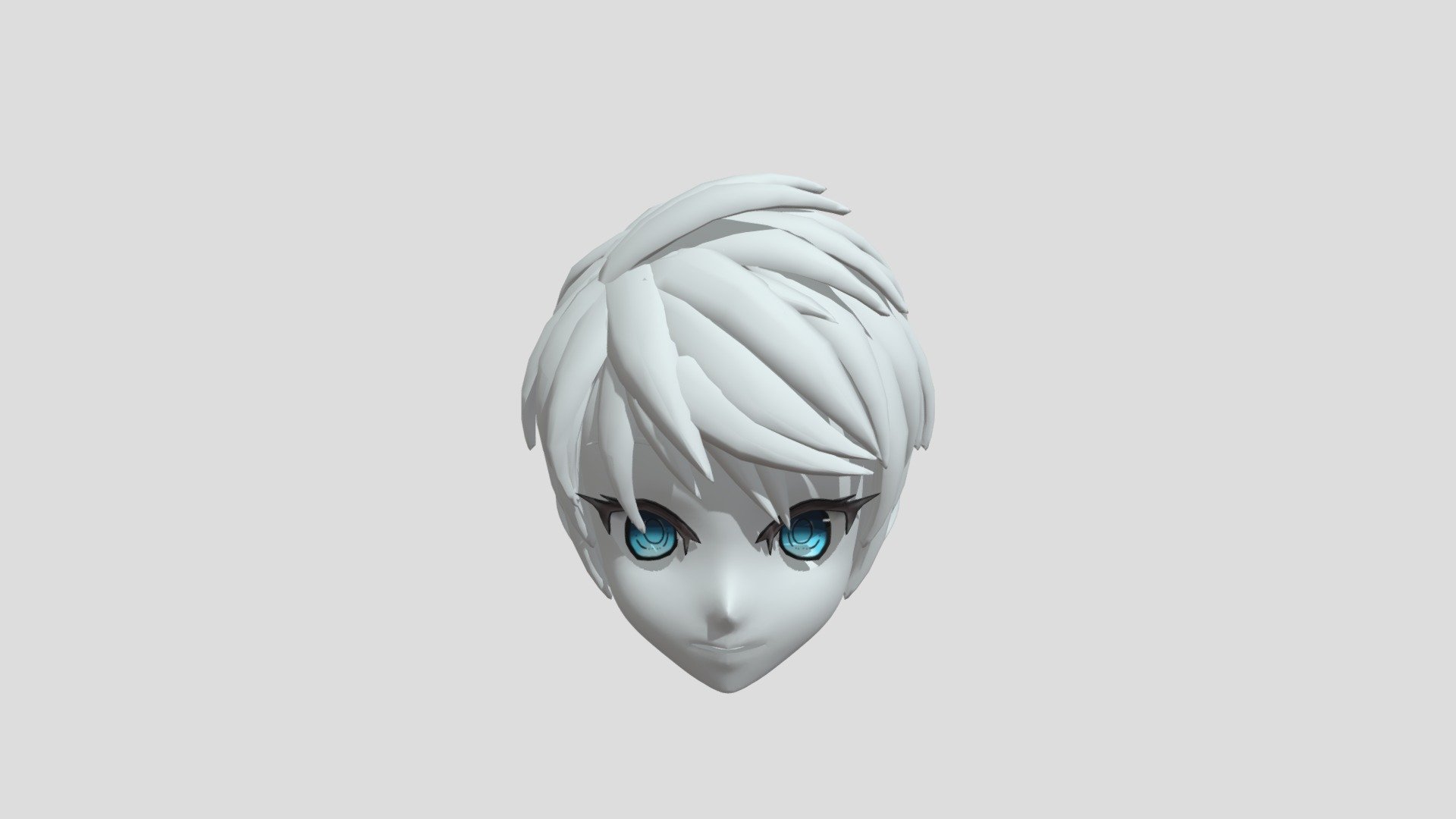 Anime Hair 19 - Download Free 3D model by neutralize (@neutralize