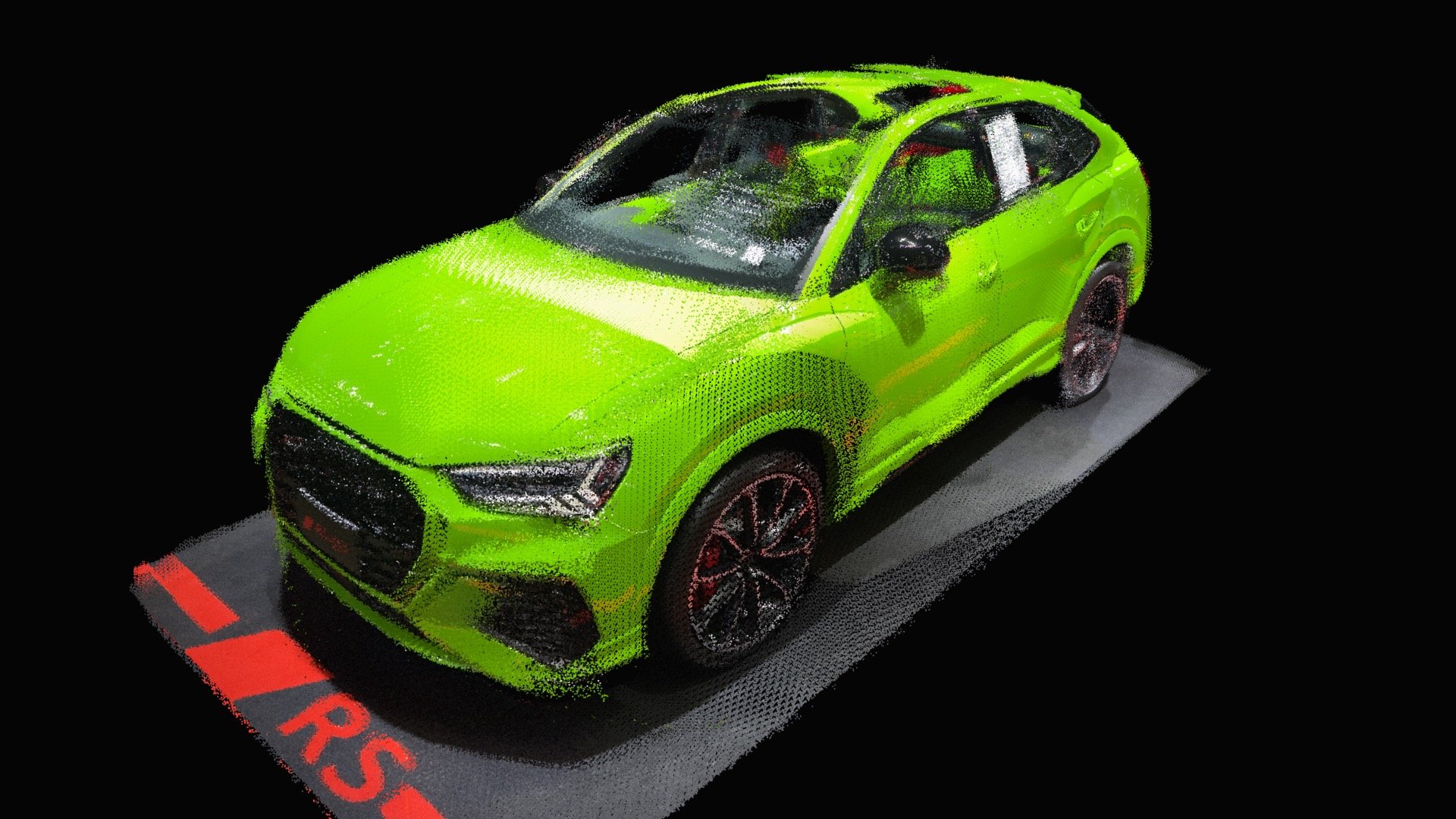 Audi RS Q3 Sportback lidar scan