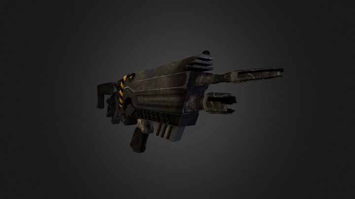 SciFi Weapon 3D Model