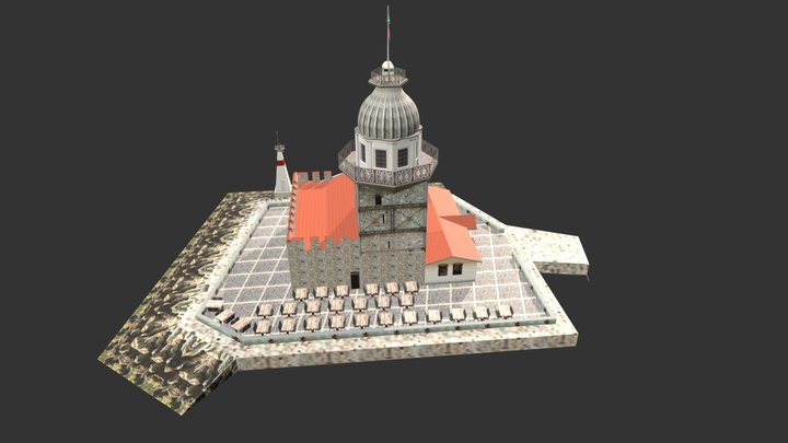 Madien's Towers - Kız Kulesi 3D Model