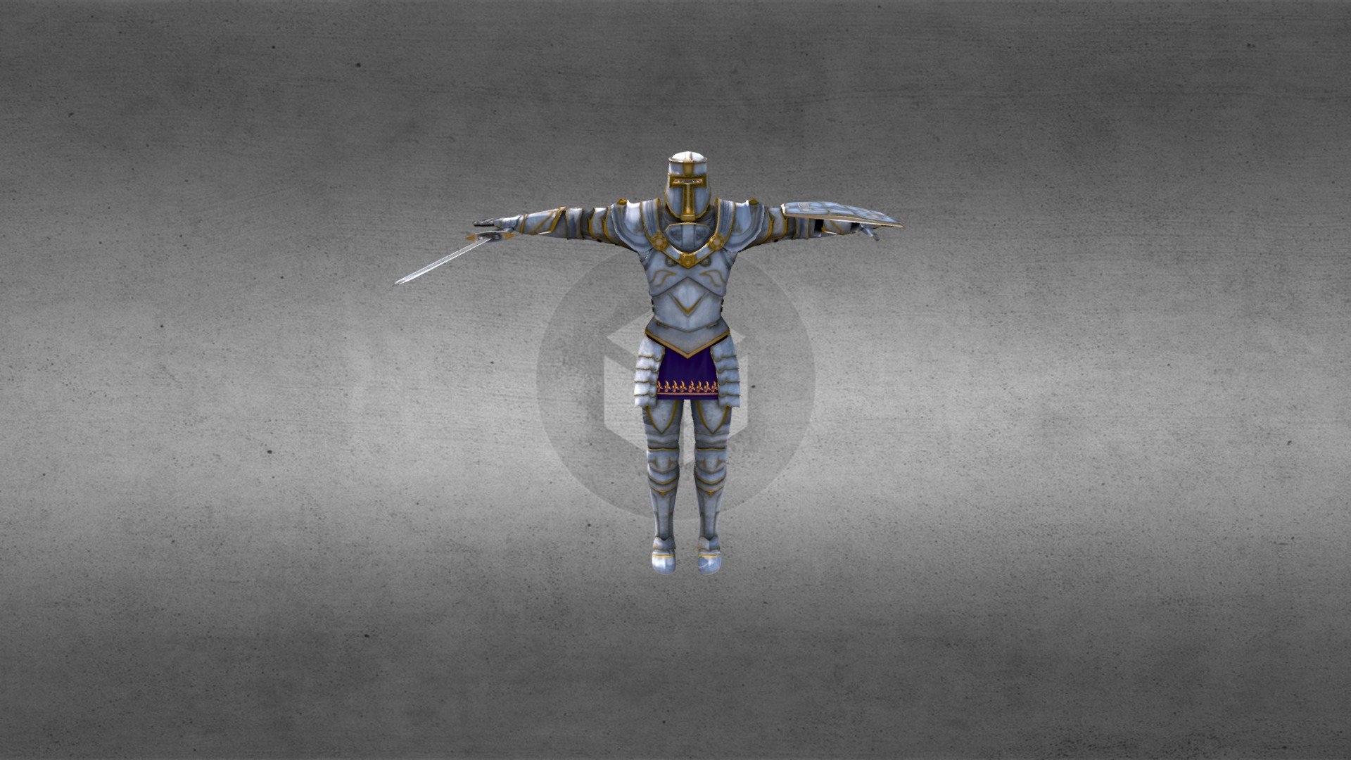Paladin — Sketchfab embed 3D viewer