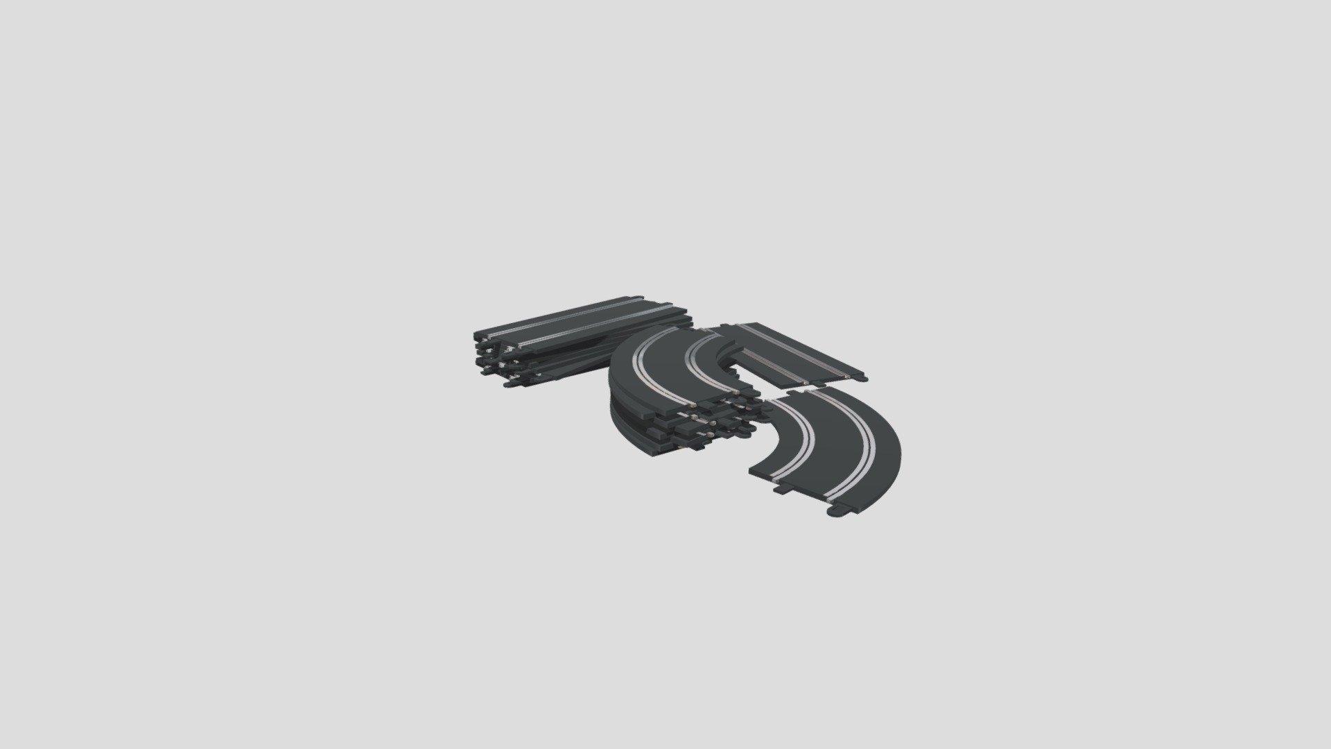 Scalextric track - Straight pieces
