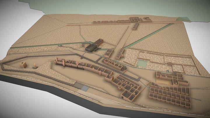 LAS RUINAS DE HILARIO, SAN JUAN, ARGENTINA . 3D Model