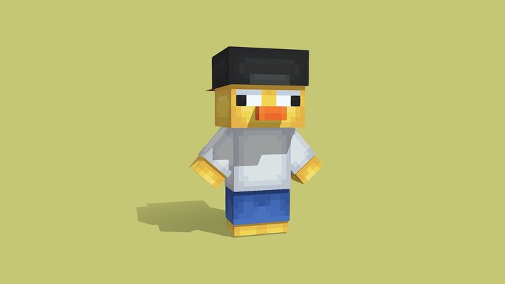 Buck' | Minecraft NPC/Boss 3D Model