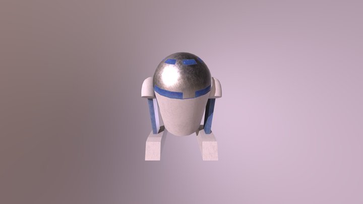 R2D2 LETS GOOO 3D Model