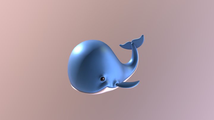 Ballena_Emoji 3D Model