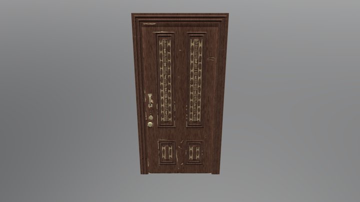 Ancient Door 3D Model