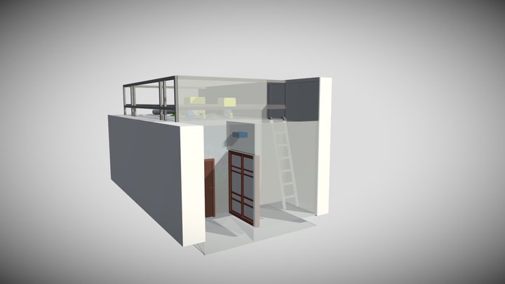 projection room_Op-02 3D Model