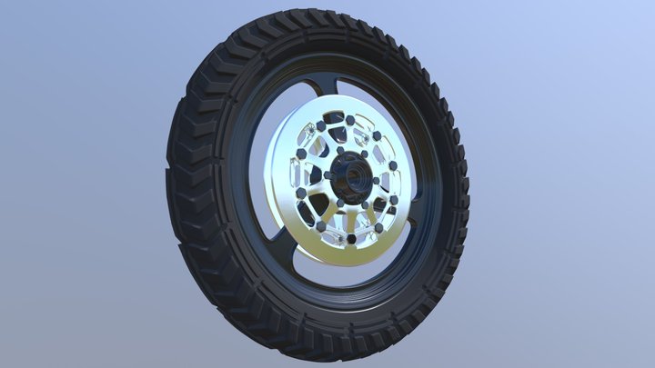 CG Cookies - Exercise Submission - Bike Tyre 3D Model