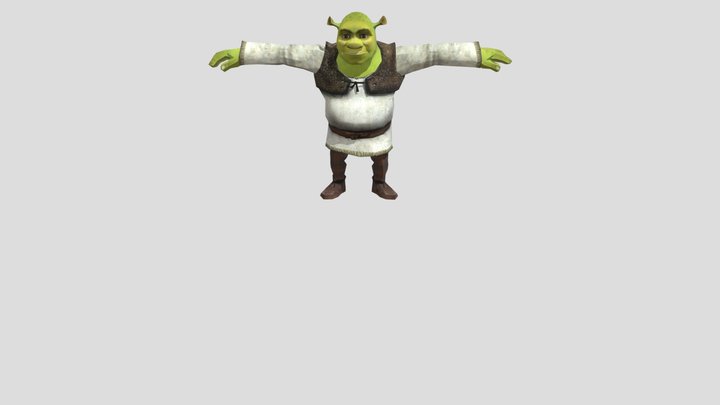 Shrek Hip Hop Dance 3D Model
