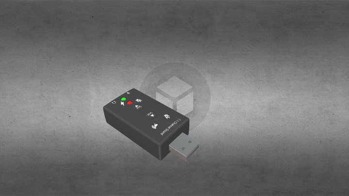 USB External Stereo Soundcard Stick – Modelo 3D gratuito STL