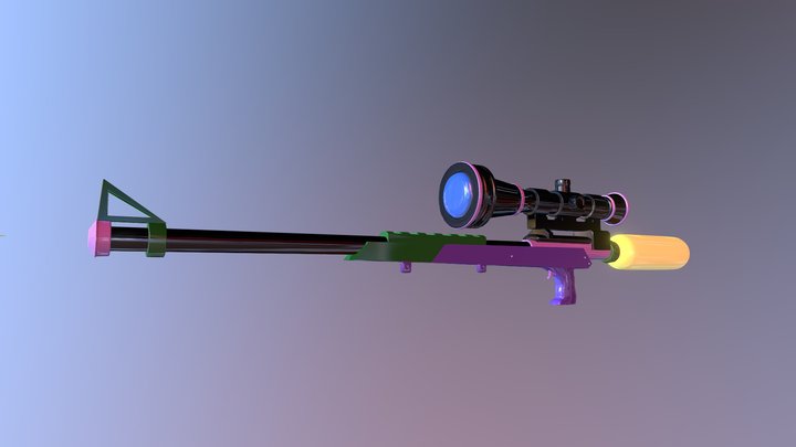 Splatoon Sniper 3D Model