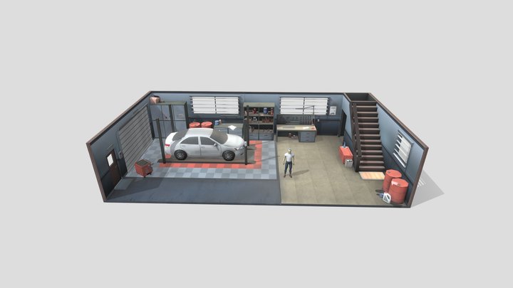 Game location 3D Model
