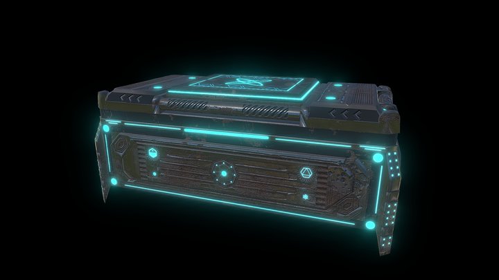 Storage Container C&T (Imagined Worlds Project) 3D Model