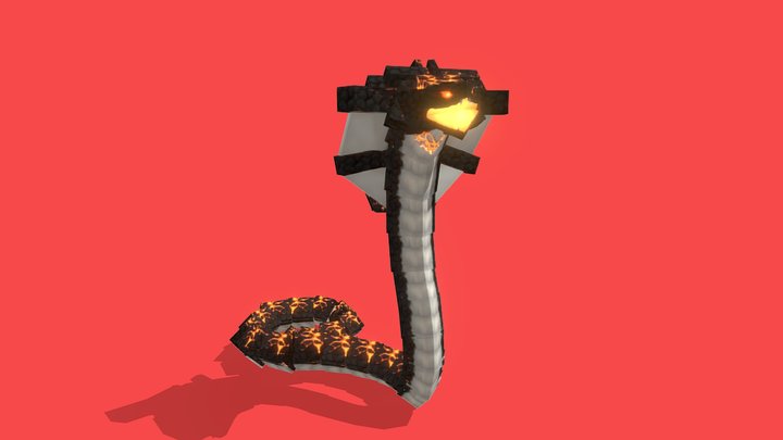 The Obsidian King Snake [Hytale Fanmodel] 3D Model