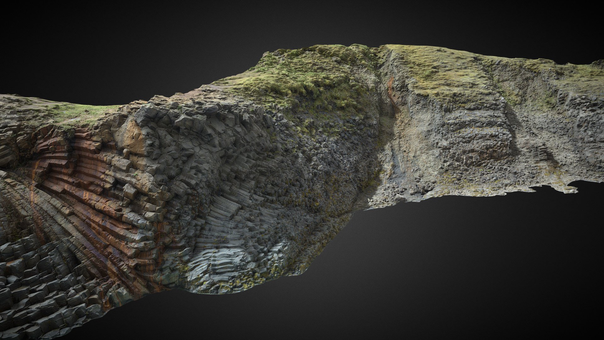 Cliff Sharp Canyon PBR Scan - 3D model by Pers Scans (@perz_scans ...