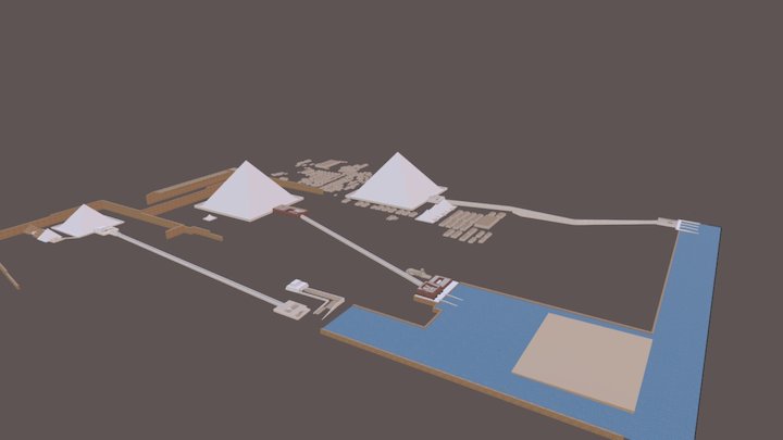 Giza Plateau 3D Model