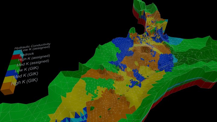Groundwater-modeling 3D models - Sketchfab