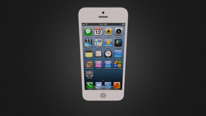 I Phone5 3D Model