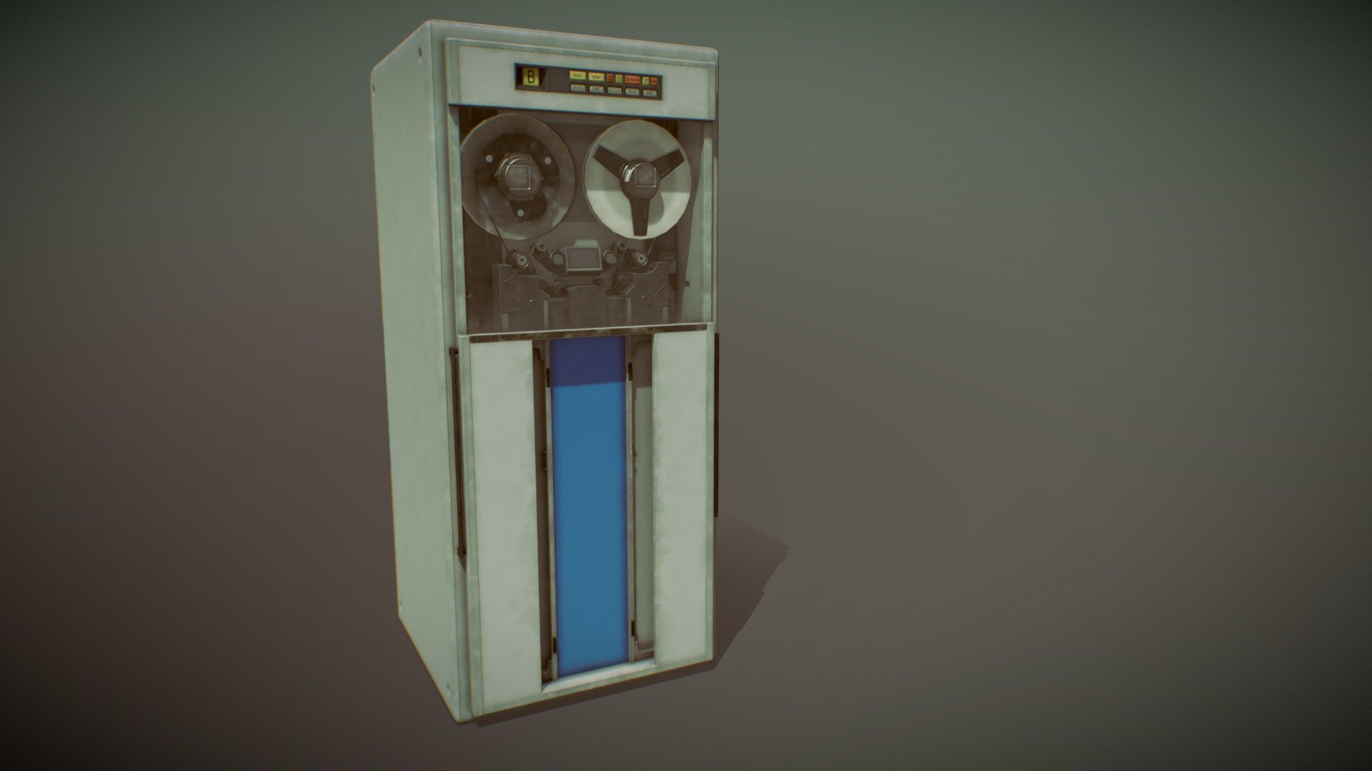 IBM 728 tape drive Download Free 3D model by schmoldt.art