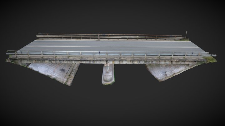Trebel Bridge 3D Model