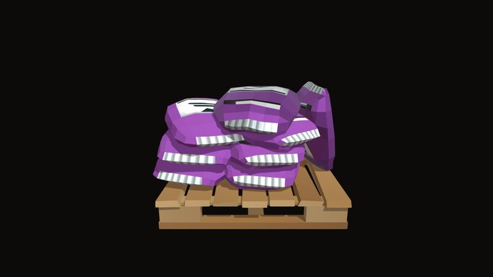 cement bag-4 3D Model