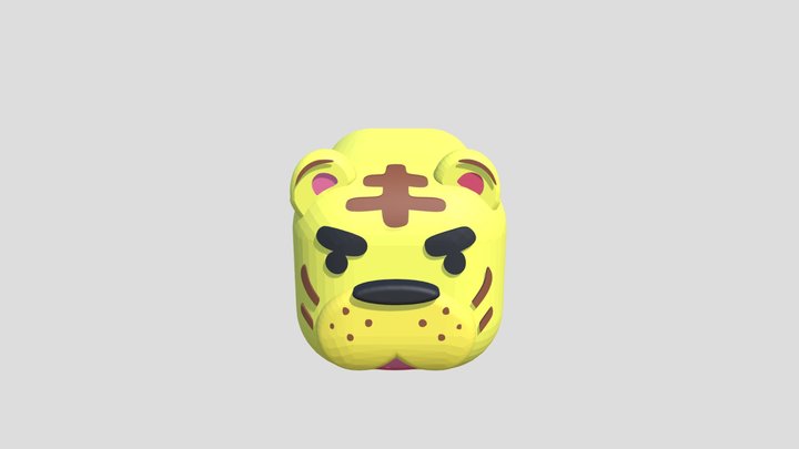 Animal crossing Tiger 3D Model