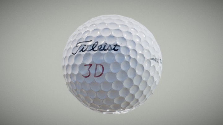 Golf Ball 3D Model