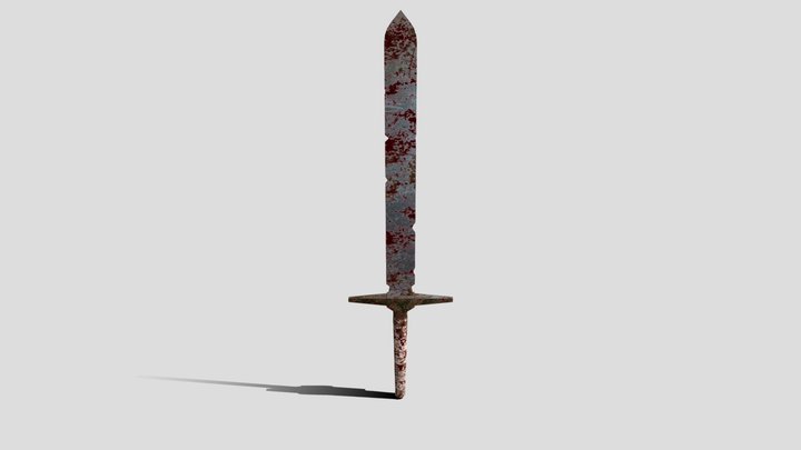 bloody sword 3D Model