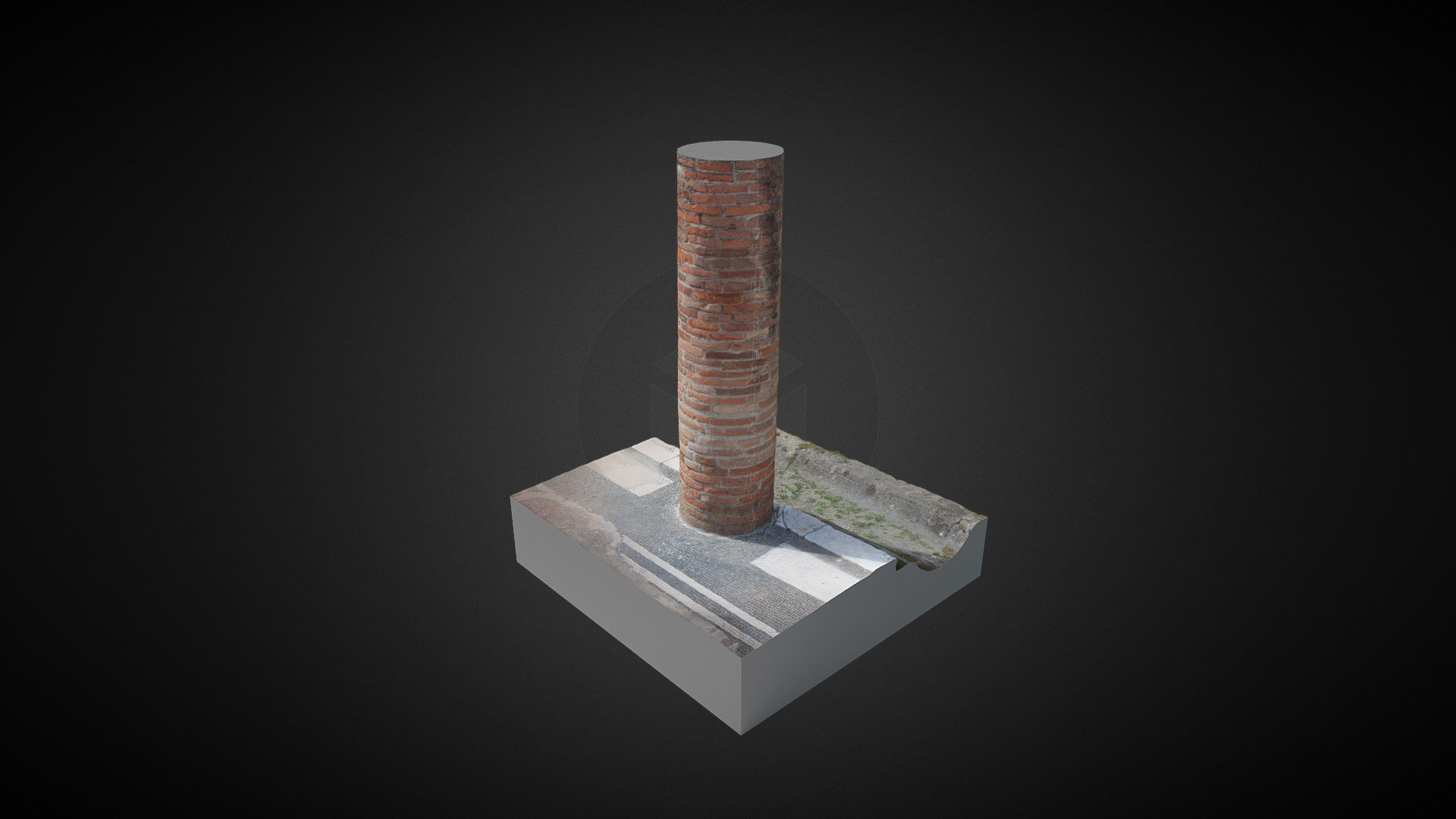 Column, Herculanum (Italy)