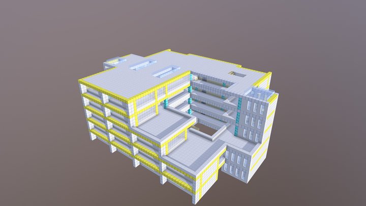[Minecraft] Escuela / School 3D Model