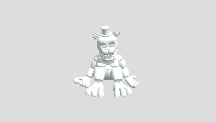 Stylized Golden Freddy