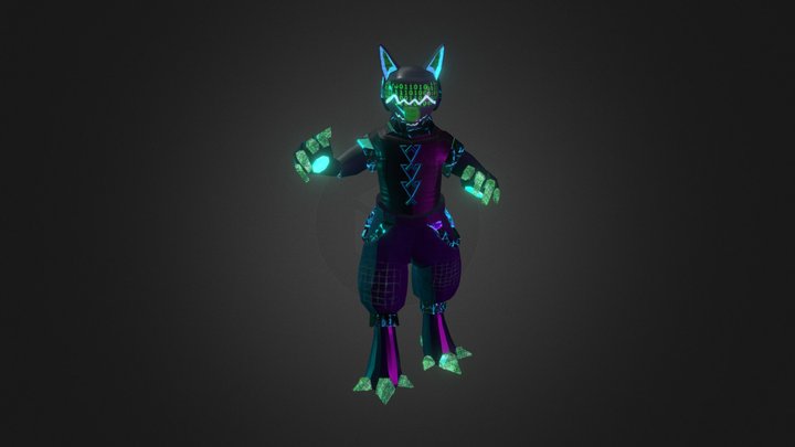 CyberFurro 3D Model