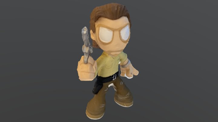 Rick Grimes (The Walking Dead) 3D Model