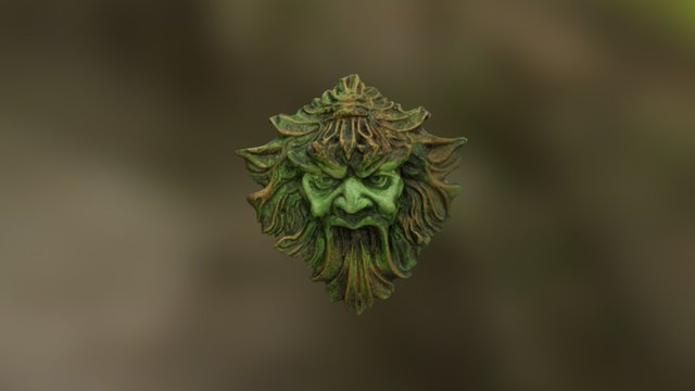 Green Man 1 3D Model