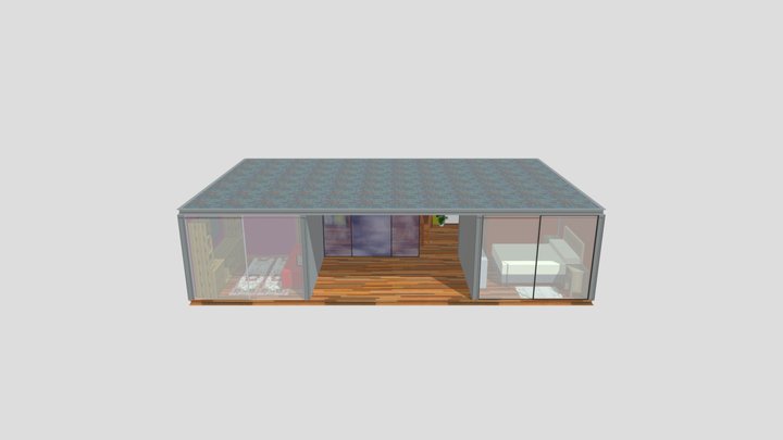 Refugio Tini 2M / Tini + Delavegacanolasso 3D Model