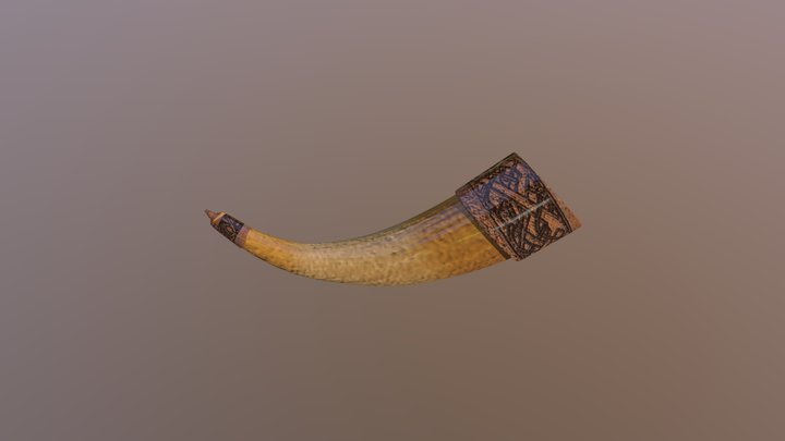 Vicking horn 3D Model