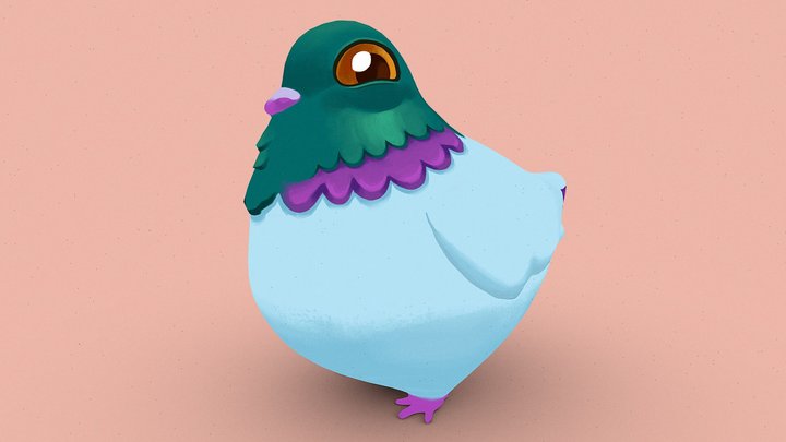 Pigeon 3D Model