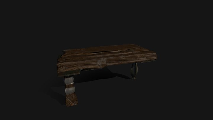 planche_soutient_low1 3D Model