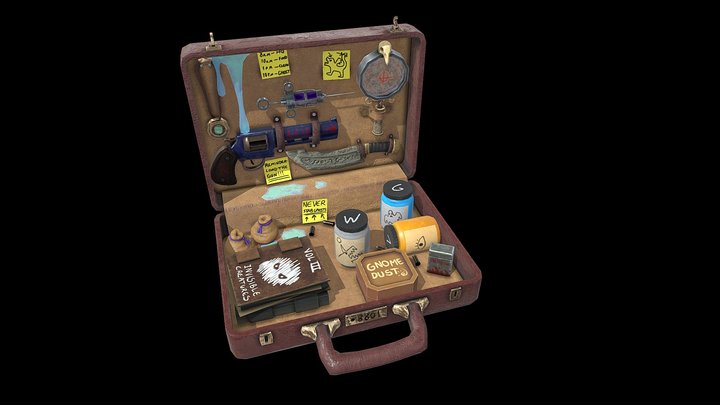 Novice Monster Hunter Briefcase 3D Model