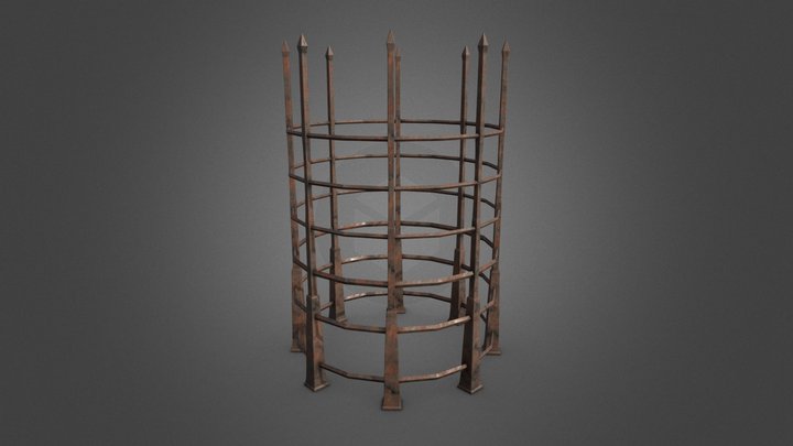 rusty dungeon or mortsafe cage