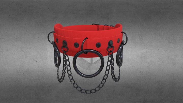 Gothic Collar 3D Model