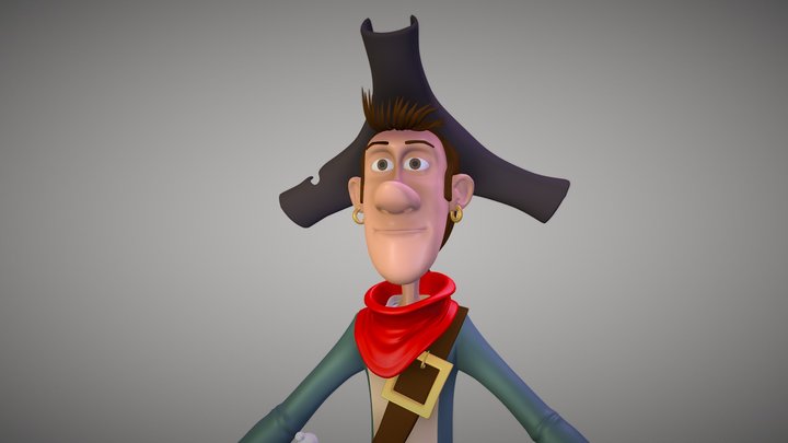 The Pirate 3D Model